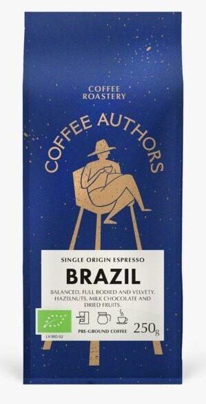 Kalve Coffee Authors - Brazil Organic malta kafija 250g